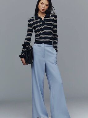 Anthropologie Maeve flat front trouser